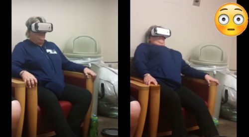 YouTube: Usó lentes de realidad virtual  por primera vez y no creerás cómo reaccionó