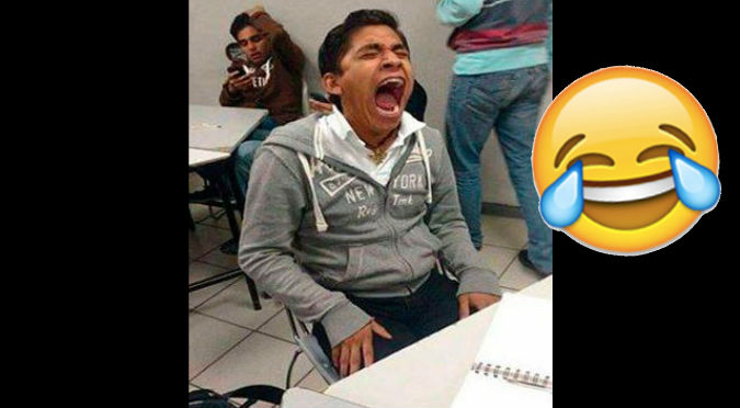 Viral: Bostezó en plena clase y sus compañeros le hicieron esto -FOTOS