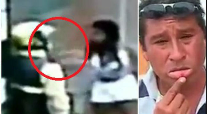 ¡Malazo! Exchica reality habría agredido a un vigilante (VIDEO)