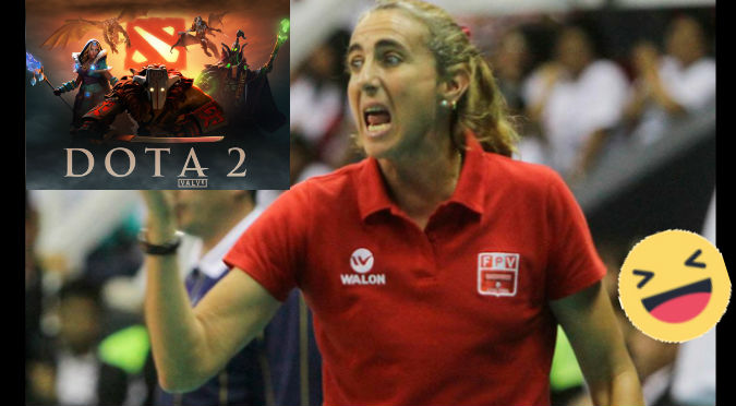 ¡Fiel a su estilo! Natalia Málaga alentó al equipo peruano de Dota  – VIDEO