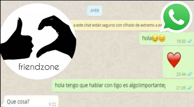 WhatsApp: Se le declaró a su amiga y le mandó a la ‘friendzone’  ¡Mira lo que respondió!