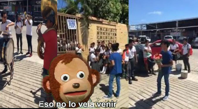 Facebook: Contrató una banda para declarar su amor y este final no se lo esperaba – VIDEO