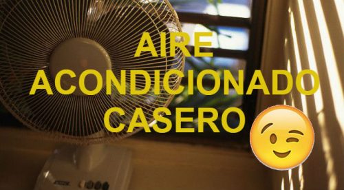 ¿No puedes más con este verano infernal? Aprende hacer un aire acondicionado casero – VIDEO