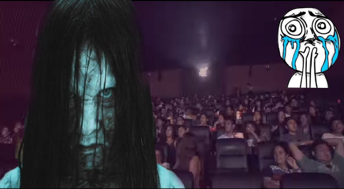 YouTube: ¡La niña de ‘El Aro’ volvió aparecer! Esta vez en una sala de cine