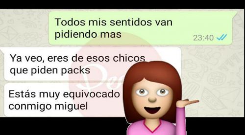 WhatsApp: Quiso pasarse de listo con su vecina y ella actuó así – FOTOS