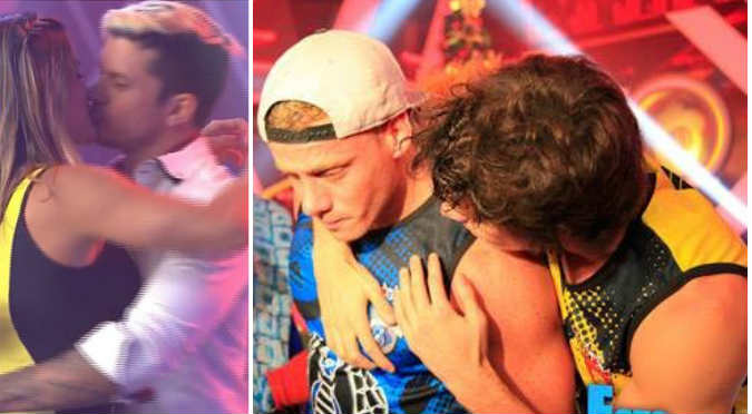 ¡Noooo! Mario Hart y Korina Rivadeneira se dieron tremendo beso en vivo