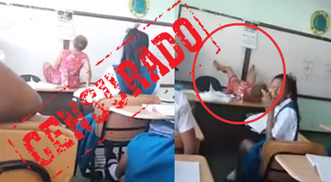 YouTube: Profesora desmotró cómo sería un parto en plena clase y …