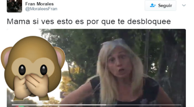 Viral: Bloqueó a su mamá en Facebook y  ella le hizo este berrinche -VIDEO