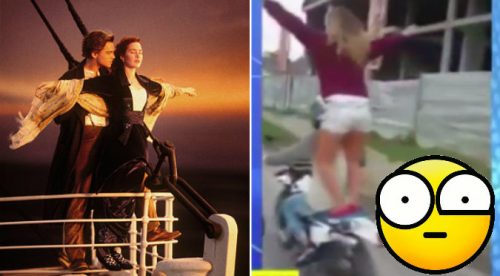 YouTube: Joven imitó escena de ‘Titanic’ ¿Qué pasó después?