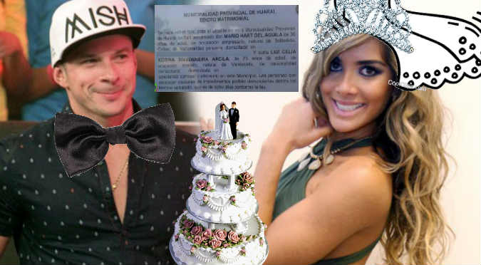 ¡Fuegooo! Mario Hart y Korina sí se casan y esta es la prueba (VIDEO)