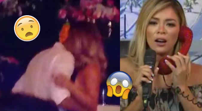 ¡Ampay! ¿Patricio Parodi se besa con Flavia Laos?