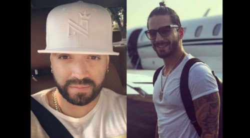 ¡Asuuu! Maluma sorprende a Nacho ‘rajando’ de él (VIDEO)