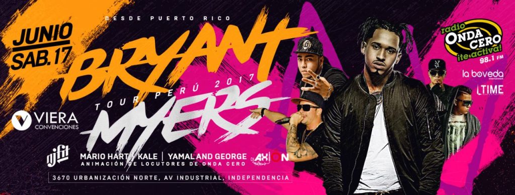 ¡No te lo puedes perder! Onda Cero te trae a Bryant Myers en un espectacular concierto