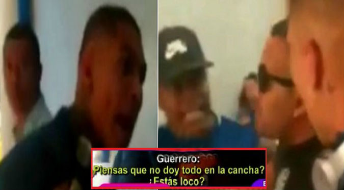 ¡Un loco! Paolo Guerrero se pone violento con hincha por esta razón