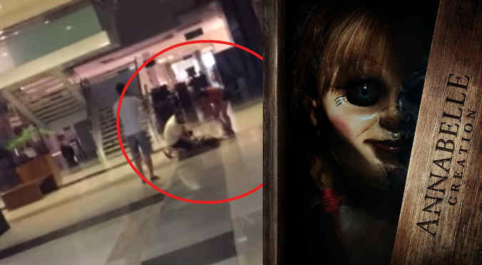 YouTube: ¡Terminó poseída tras ver Annabelle en el cine!