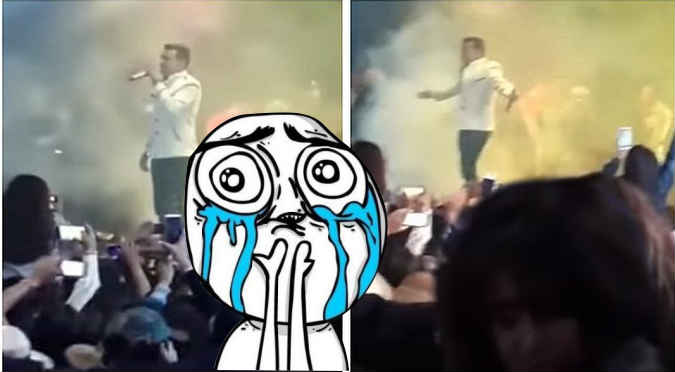 Se quedaron en shock por acto paranormal en pleno concierto (VIDEO)