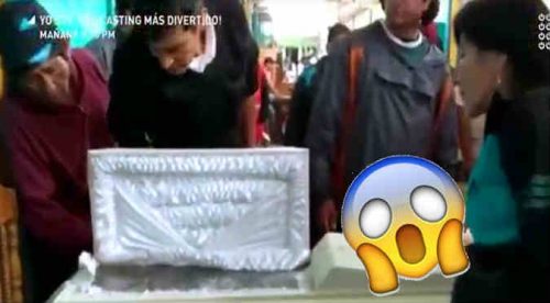 Encuentran ataúd en mercado y se dan con tremenda sorpresa (VIDEO)