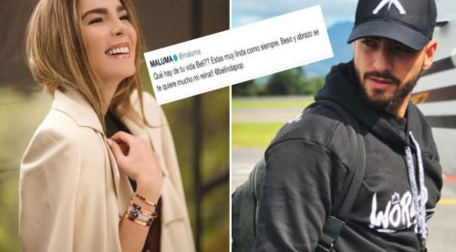 Esta la verdad sobre el cariñoso tuit que le escribió Maluma a Belinda