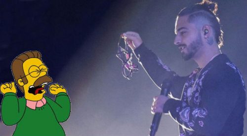 Maluma recibió una prenda íntima en pleno concierto y hace esto para encontrar a su dueña