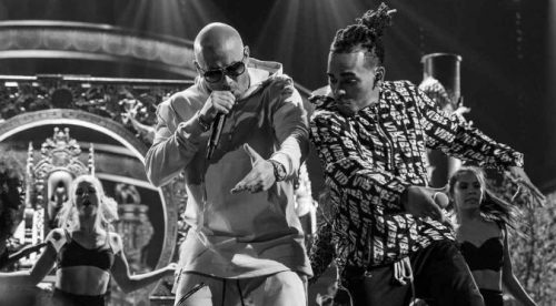 Wisin y Ozuna se preparan para su presentación en los Latin AMAs (FOTOS)