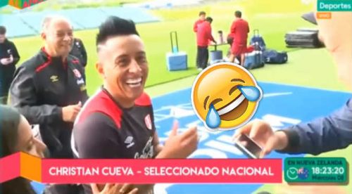 Christian Cueva troleó a periodista en Nueva Zelanda (VIDEO)