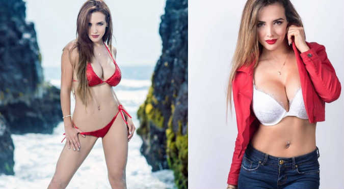 Rosángela Espinoza se destapa ante hinchas peruanos (FOTOS)