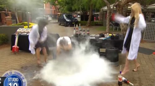 Presentadora de TV se salva de milagro tras experimento (VIDEO)