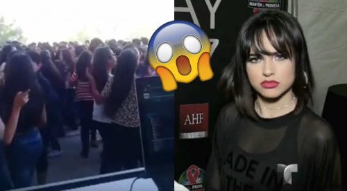 Becky G se entera que escolares cantaron ‘Mayores’ y reacciona así (VIDEO)