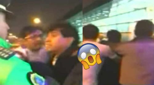 Taxista le dijo ‘chipy’ a William Luna y todo se sale de control (VIDEO)