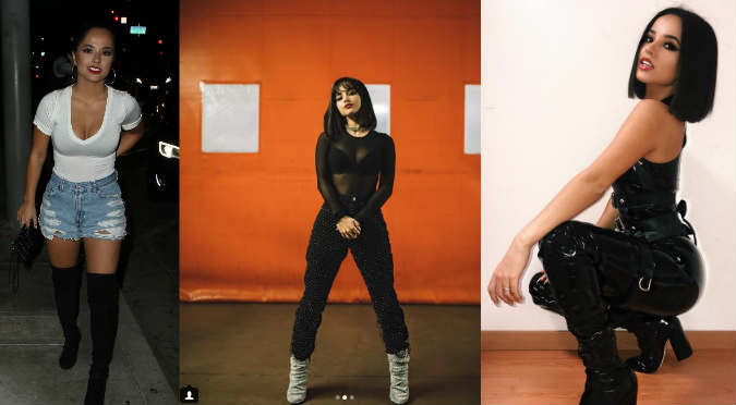 Becky G muestra su ‘derrier’ en provocativa foto