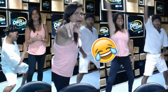 Giovanna Valcárcel y Zumba hicieron bailar a todos en cabina de Onda Cero (VIDEO)