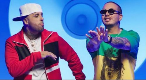 Nicky Jam y J Balvin alborotan a fans con pasos de baile (VIDEO)