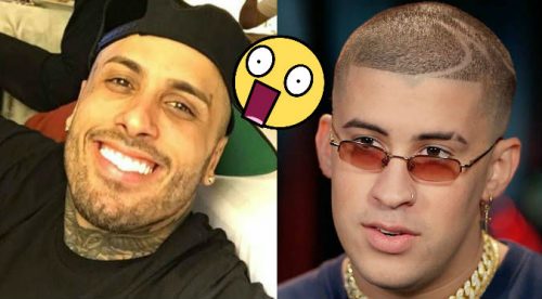 Nicky Jam le hace broma pesada a Bad Bunny y él reacciona así