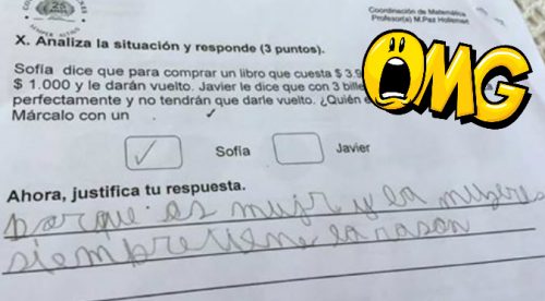 Facebook: Respuesta de niño en examen se vuelve viral