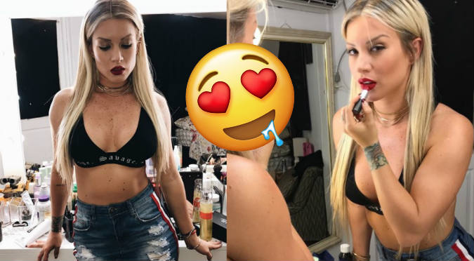 Leslie Shaw y su sexy traje de salvavidas que remece Instagram