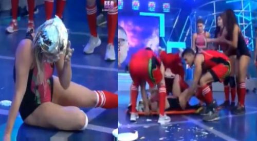 Alejandra Baigorria se desmaya en vivo por culpa de Rosángela Espinoza (VIDEO)