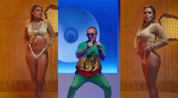 Karol G hace bailar a J Balvin con ‘Mi Cama’  (VIDEO)