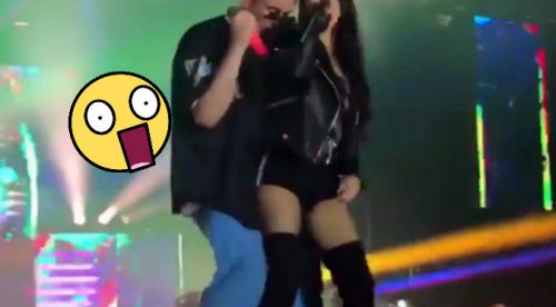 Natti Natasha acusa a Bad Bunny de propasarse en pleno concierto (VIDEO)