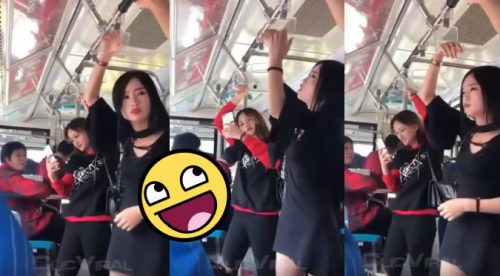 Sexy mujer pasa el roche de su vida en un autobús (VIDEO)