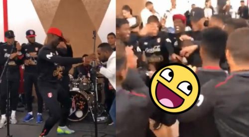 Selección Peruana disfruta bailando rico en la Videna (VIDEO)