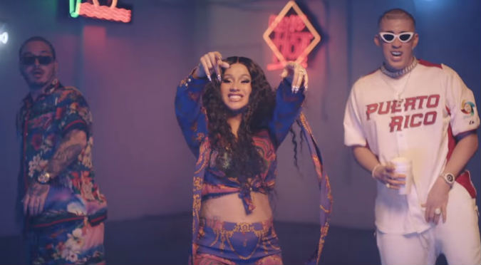 Cardi B, Bad Bunny y J Balvin la rompen en videoclip