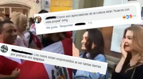 Tildan de ‘huacos’ y ‘llamas’ a peruanos que posaron junto a rusas