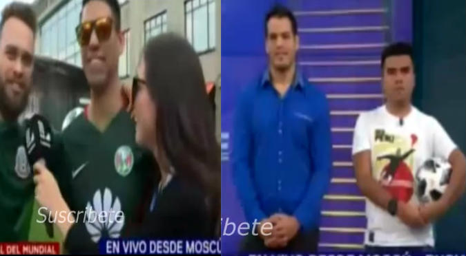 Periodista deportivo reaccionó así al ver a Jazmín Pinedo en Rusia (VIDEO)