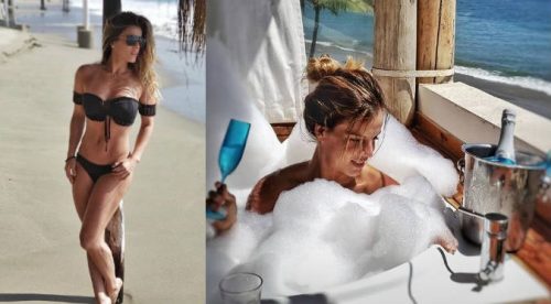 Alejandra Baigorria y su novio son captados en momento cariñoso (VIDEO)