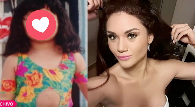 Génesis Tapia impacta con su belleza en sus fotos de infancia