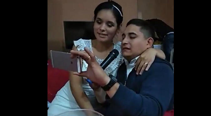 Casados pasan vergüenza el día de su boda (VIDEO)