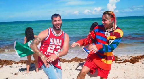 6ix9ine y Anuel se la pasan bien con ‘Bebe’ (VIDEO)