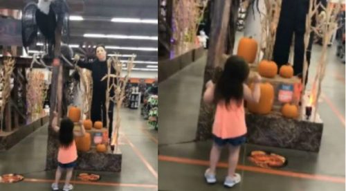 Niña baila aterradora canción de Halloween y es viral en redes sociales (VIDEO)