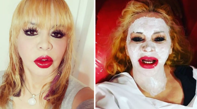 Susy Díaz espanta a todos con disfraz de Halloween (VIDEO)