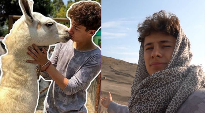 Juanpa Zurita y su experiencia con una llama (VIDEO)